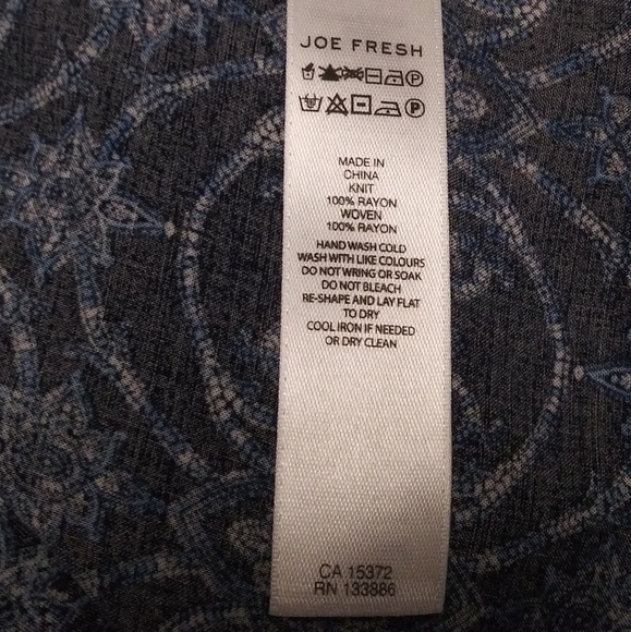 Joe Fresh Peplum top Sz M - Picture 7 of 8